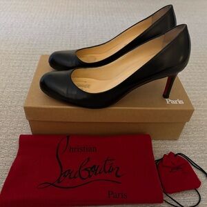 Christian Louboutin Simple Pump 70 Black Leather